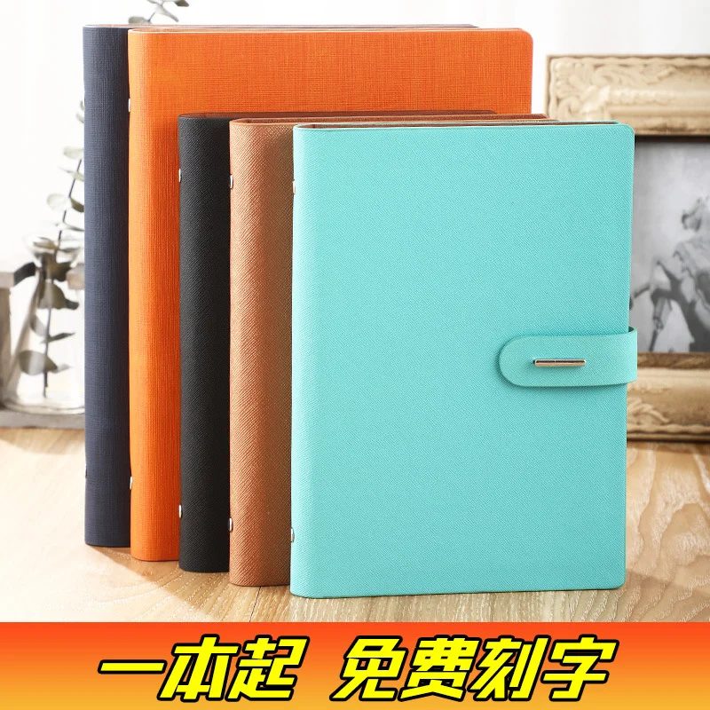 A5 Loose-Leaf Notebook with Leather-Look Cover gallery 5