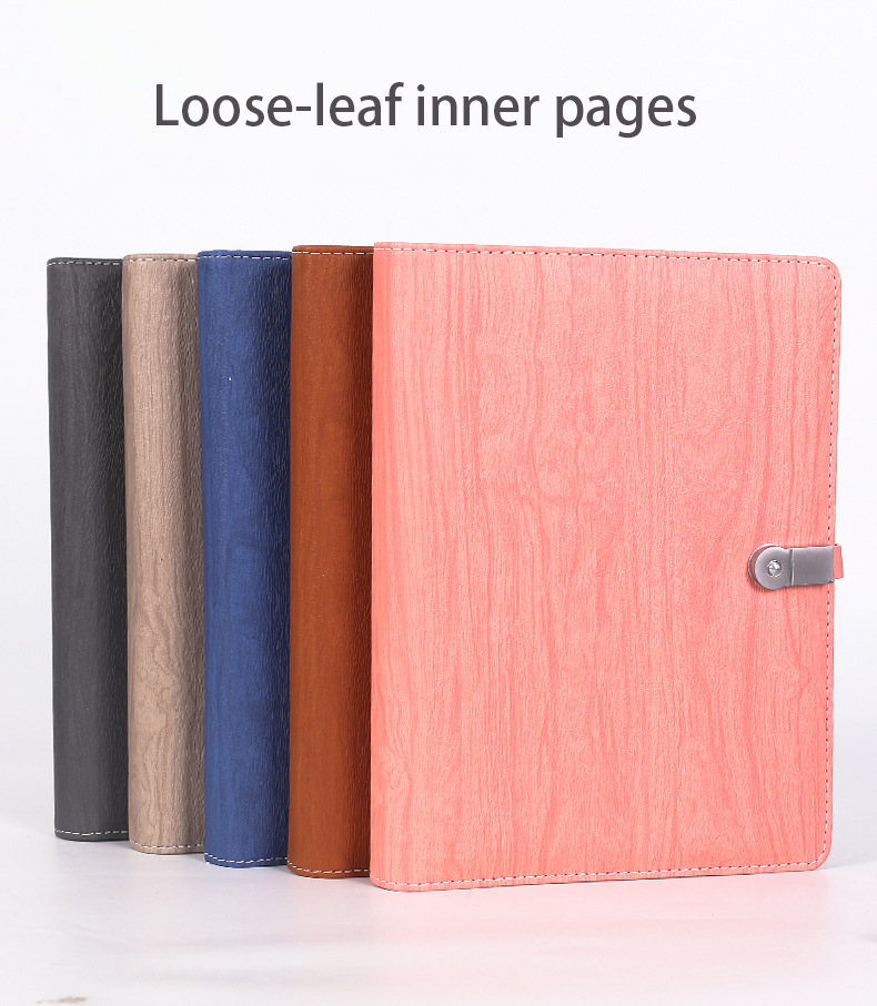 A5 Loose-Leaf Notebook with USB Drive – Custom Promotional Gift