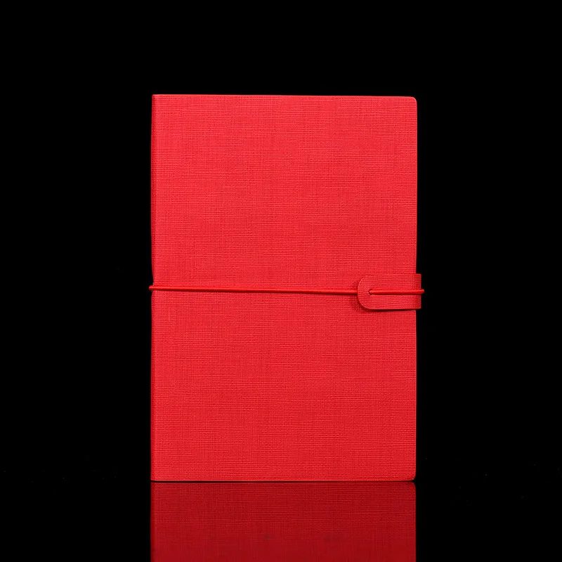 Personalized PU Leather Notebook with Ribbon Bookmark gallery 1