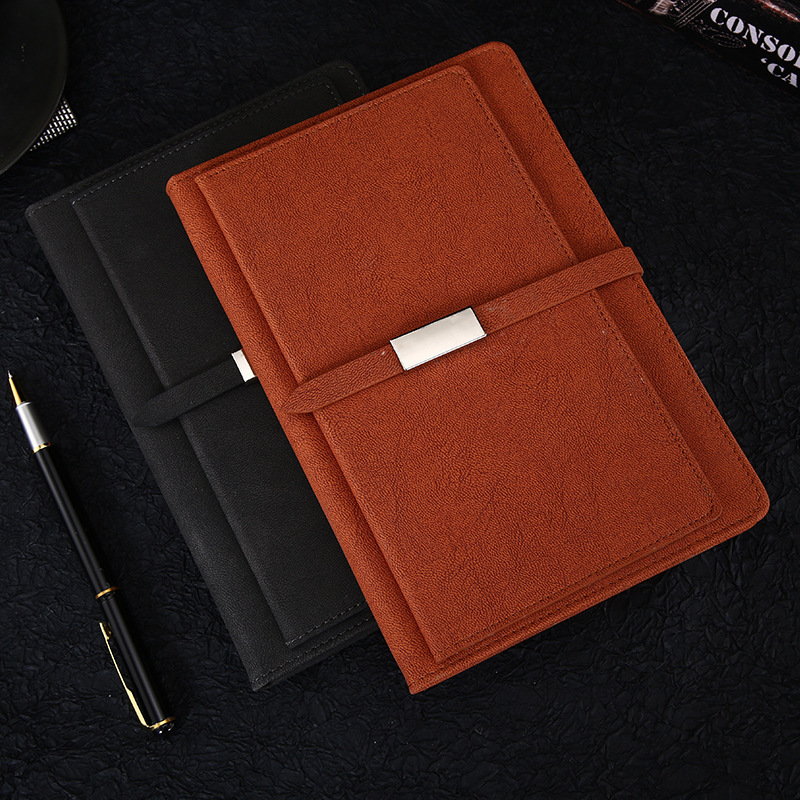 Personalized A5 PU Leather Notebook with Perfect Binding