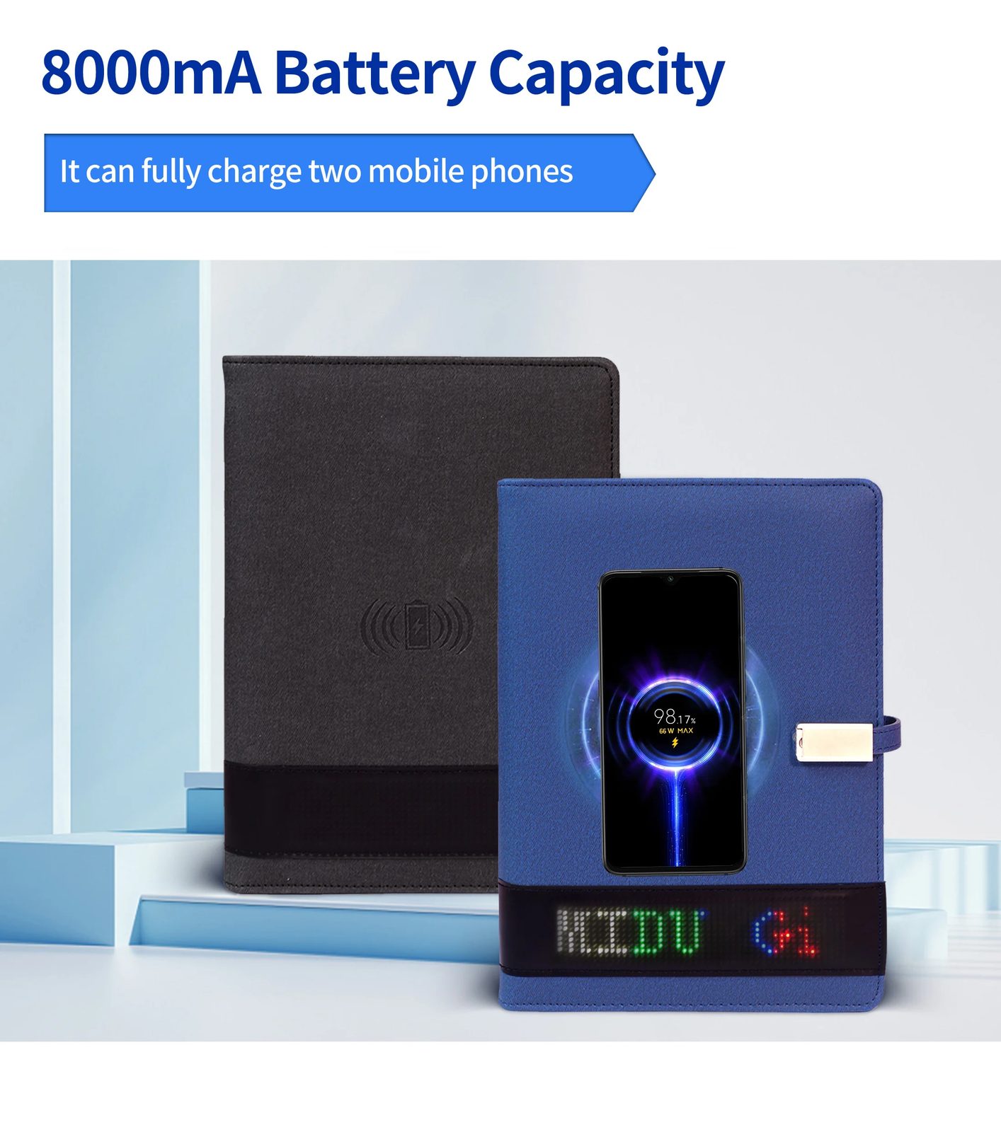 Power bank: 8,000mAh