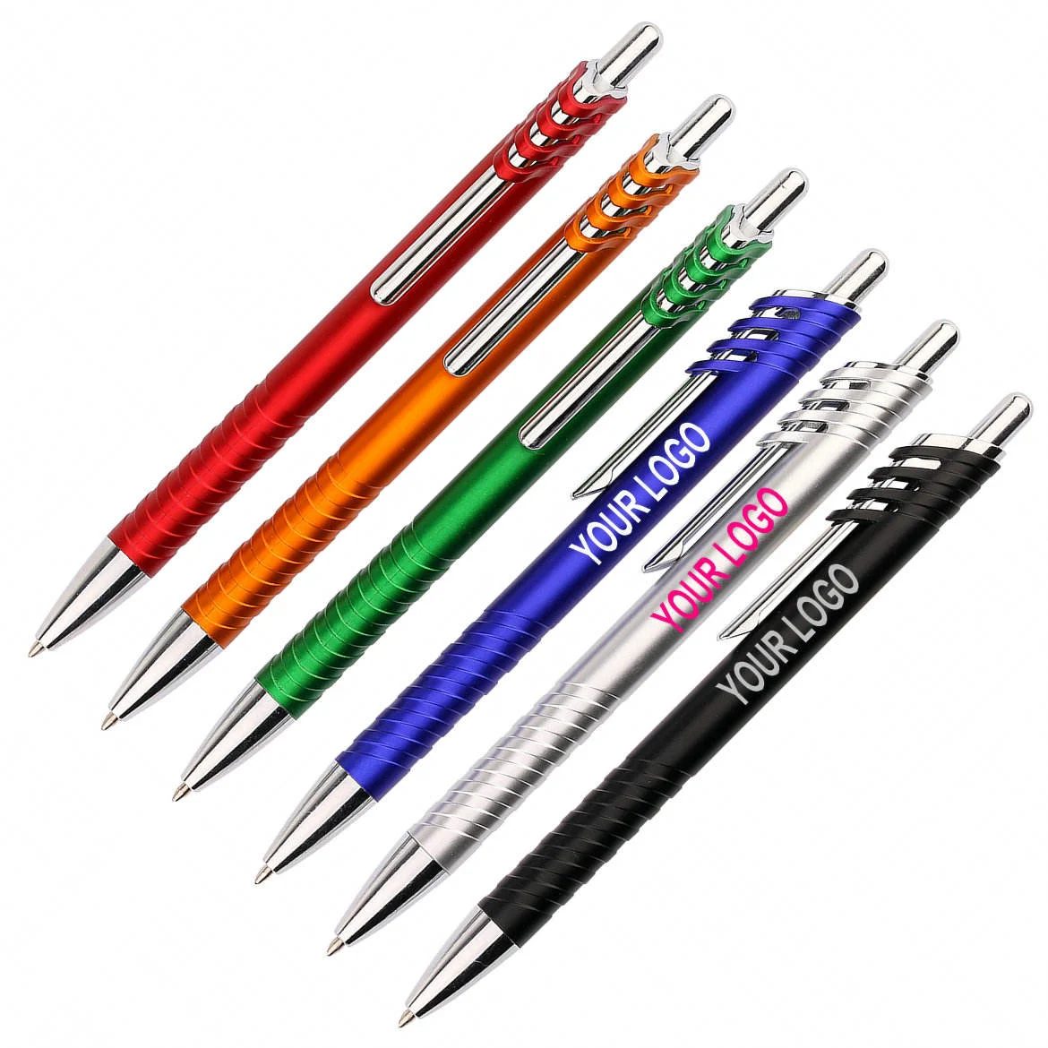 Metallic ball pen with 1.0 black or blue ink gallery 5