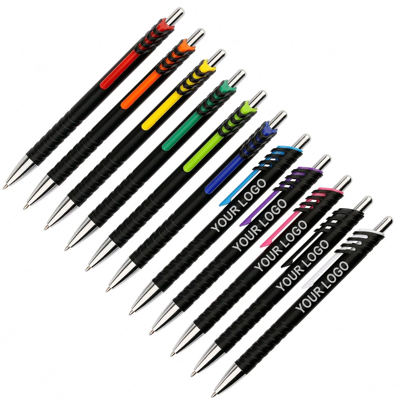 Black ball pen with 1.0 black or blue ink gallery 1