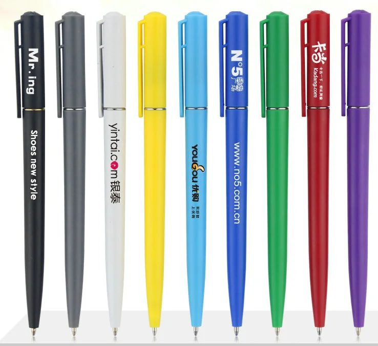 Plastic Twist Ball PEN（ Black and White have stock）
