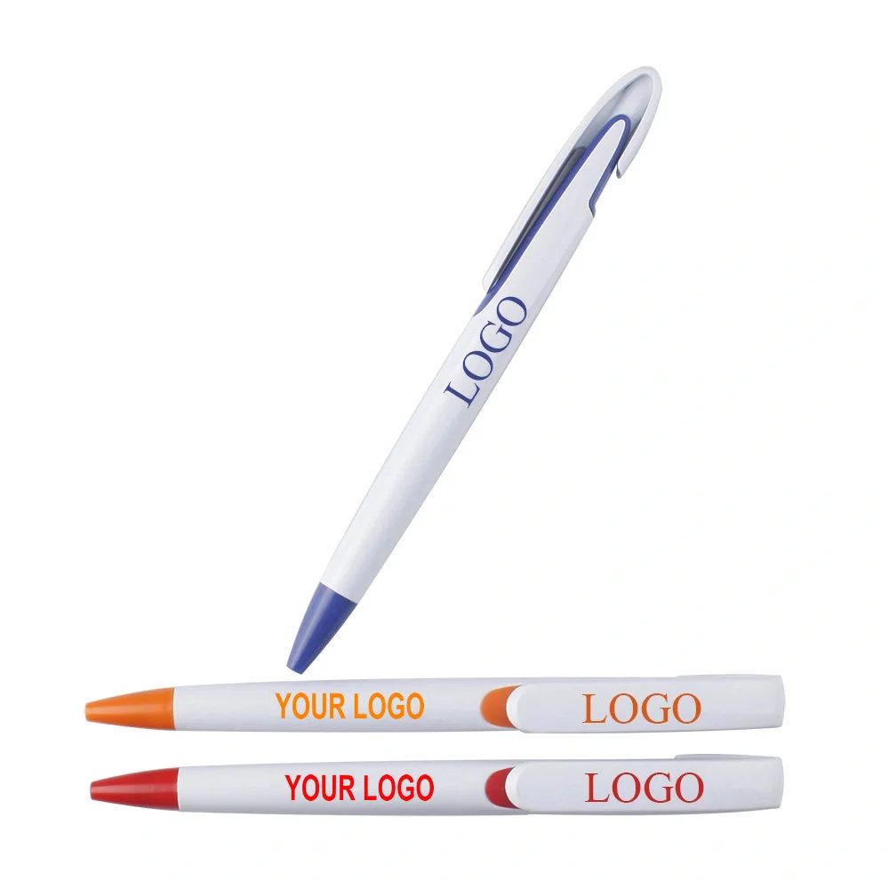 cheap wide clip retractable ball pen gallery 1