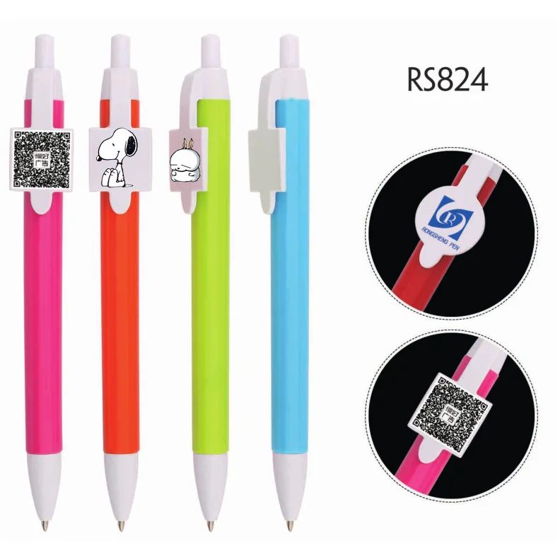 customized clip ball pen with 1.0 black or blue gallery 5