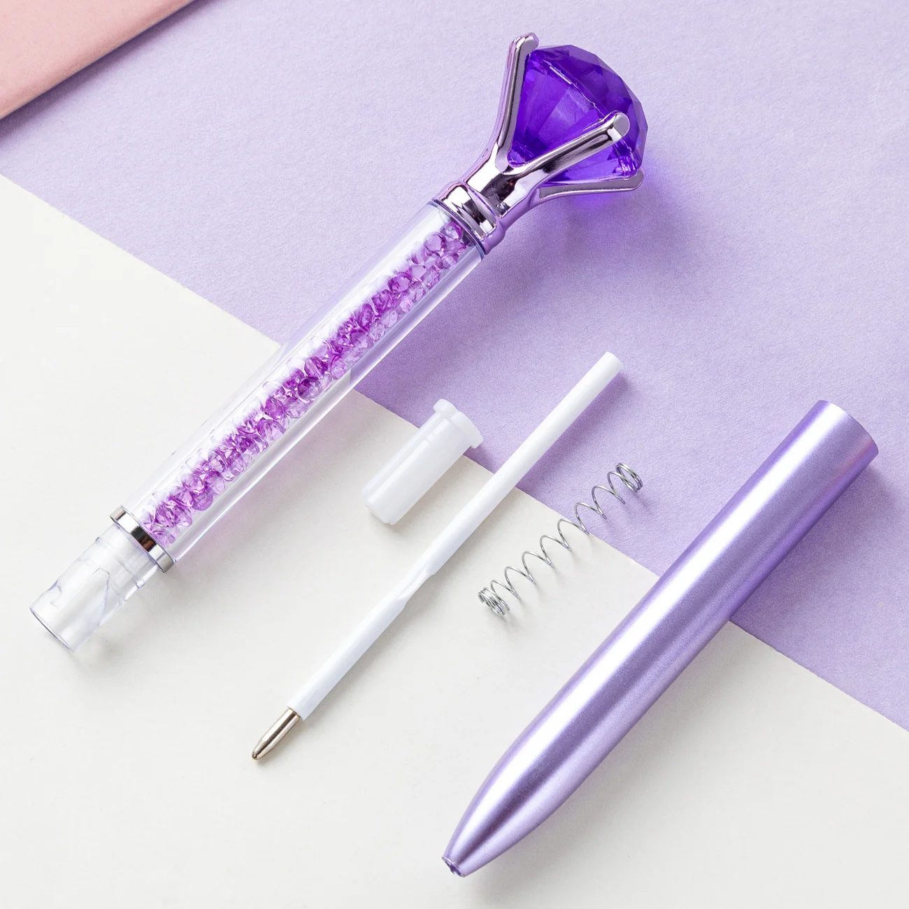 Diamond crystal ball pen gallery 1