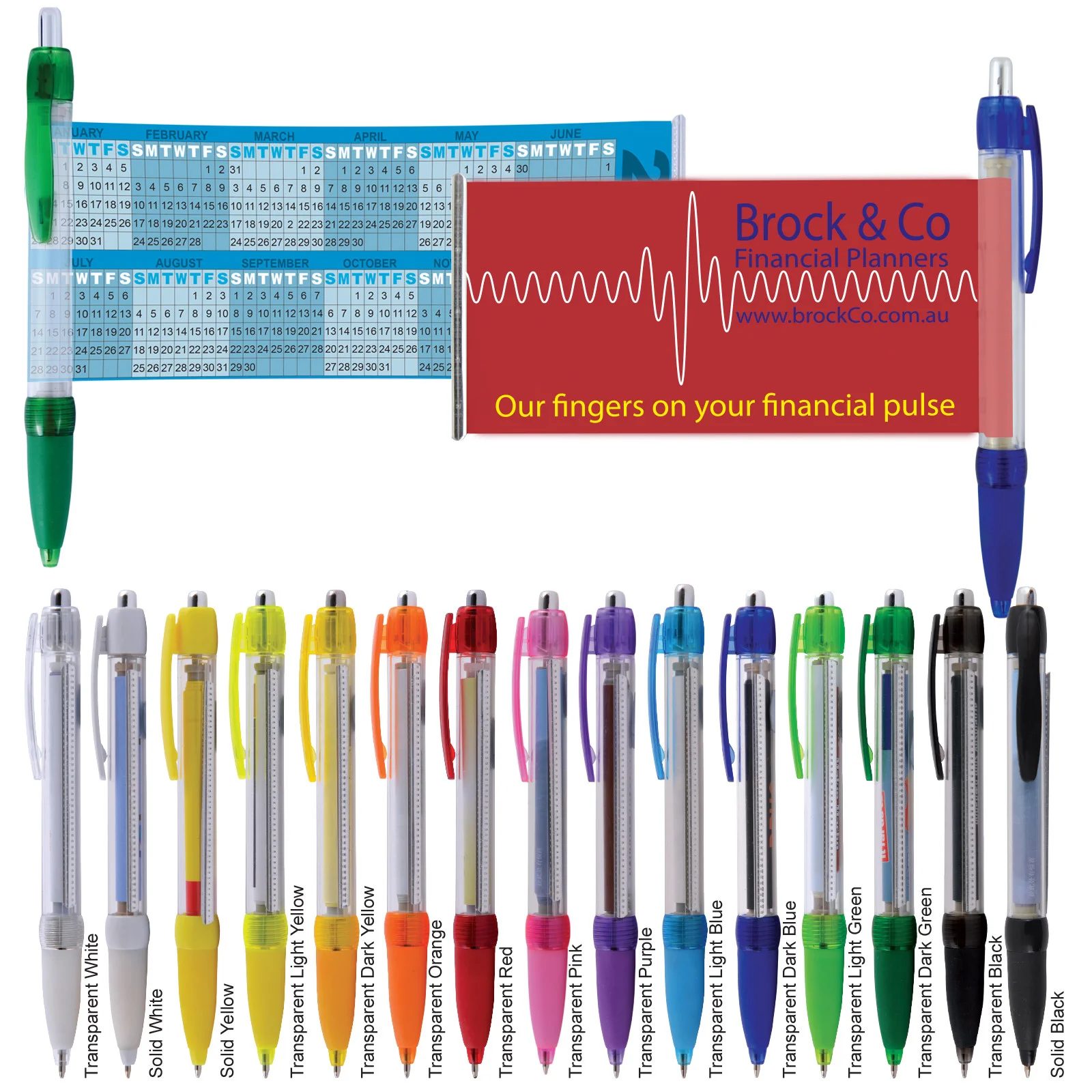 banner Pen with 1.0 black or blue ink gallery 1