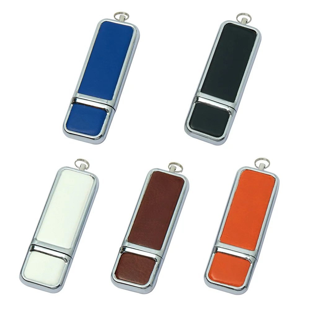 PU leather U flash drive
