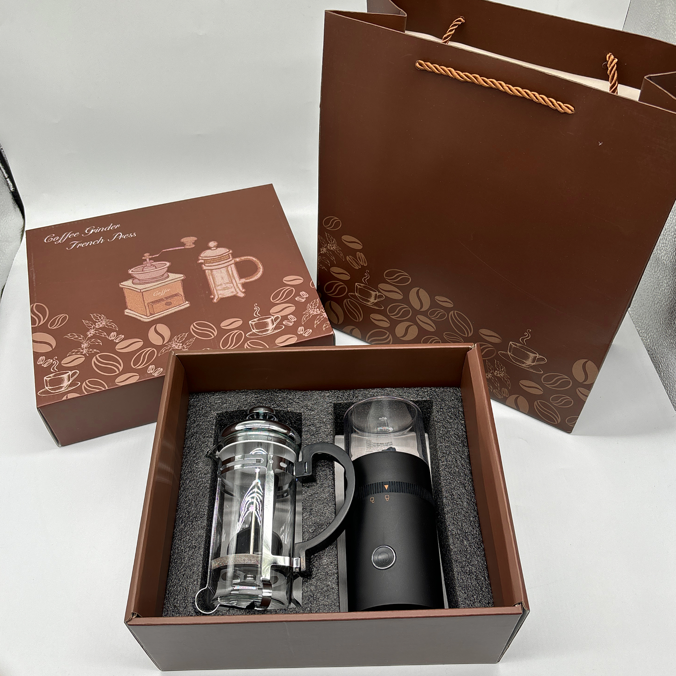 Electronic coffee Grinder Gift Set